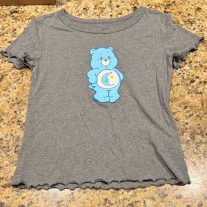 Old Navy Gray Tee with Blue Bear Design